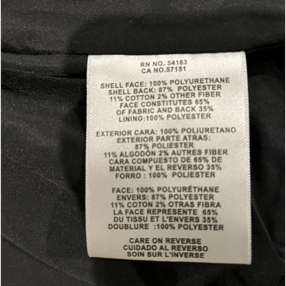 Levi’s black croc faux leather moto jacket - Picture 9 of 15